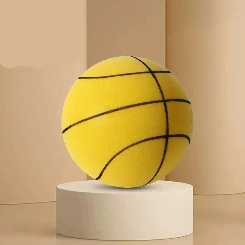Non-Inflatable PU Foam Basketball - Perfect for Indoor Dribbling Practice, Safe & Durable Design