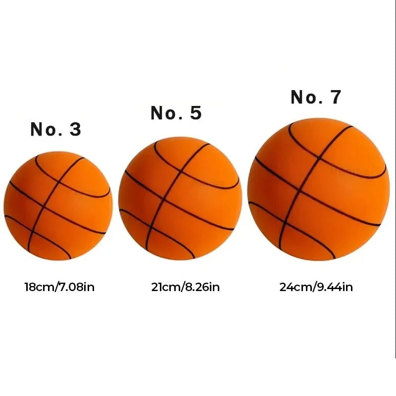 Non-Inflatable PU Foam Basketball - Perfect for Indoor Dribbling Practice, Safe & Durable Design