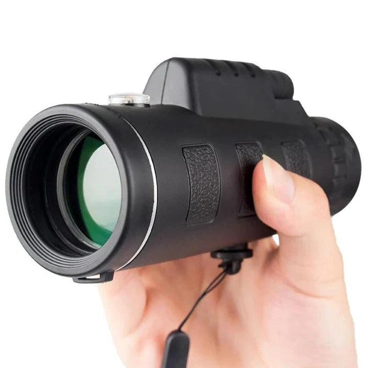 High-Power Monocular Telescope with Adjustable Tripod & Universal Phone Holder - Perfect for Bird Watching, Hiking, and Outdoor Adventures