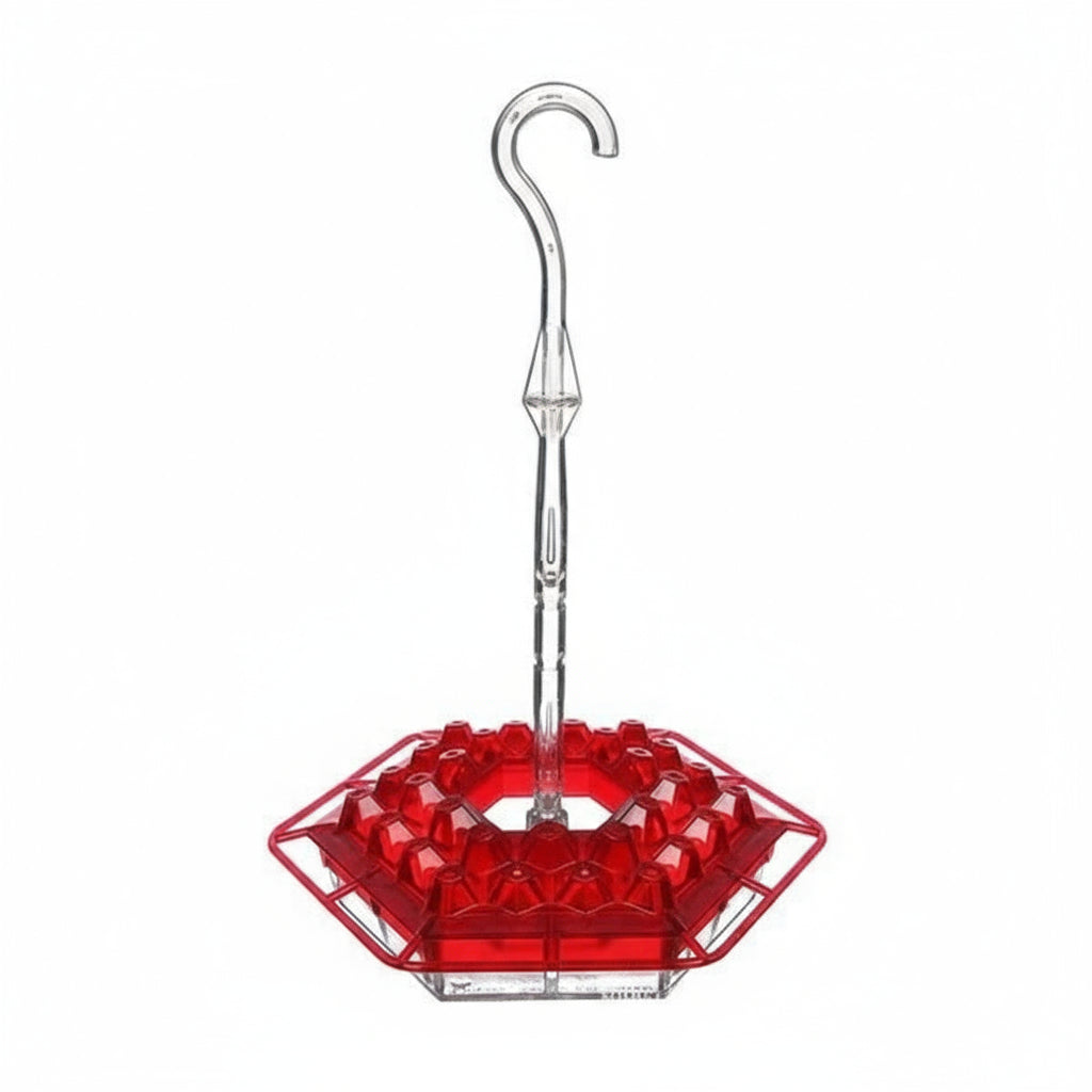 Premium Outdoor Hummingbird Feeder with Ant Moat - Durable, Easy to Clean, and Attracts More Birds!