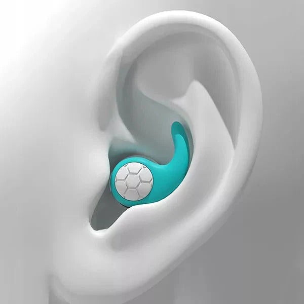 Premium Reusable Silicone Earplugs with Convenient Storage Case - Noise Reduction for Sleep, Travel, and Concerts