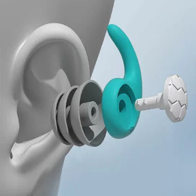 Premium Reusable Silicone Earplugs with Convenient Storage Case - Noise Reduction for Sleep, Travel, and Concerts