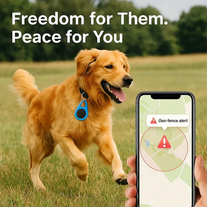 Mini Bluetooth Tracker Tag for Pets, Keys, and Bags - Smart Location Finder & Anti-Lost Device