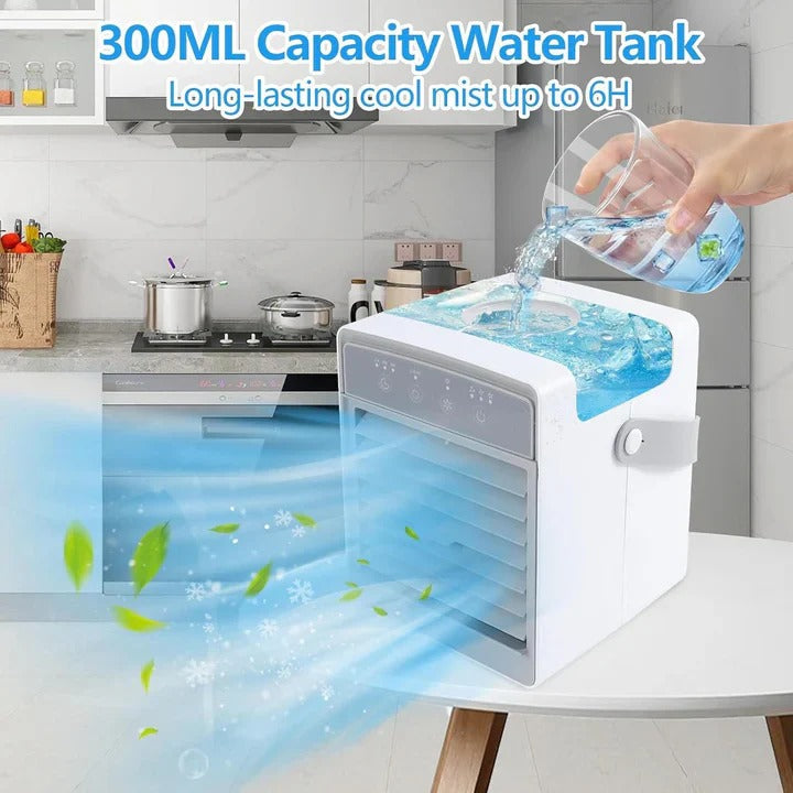 Portable Air Cooler with Adjustable Fan Settings & Energy-Efficient Design – Perfect for Home, Office, and Outdoor Use