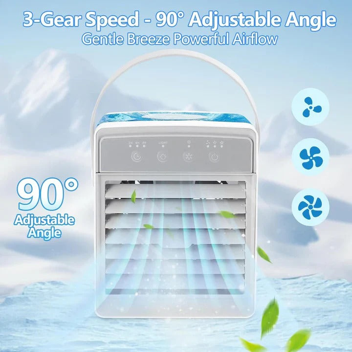 Portable Air Cooler with Adjustable Fan Settings & Energy-Efficient Design – Perfect for Home, Office, and Outdoor Use