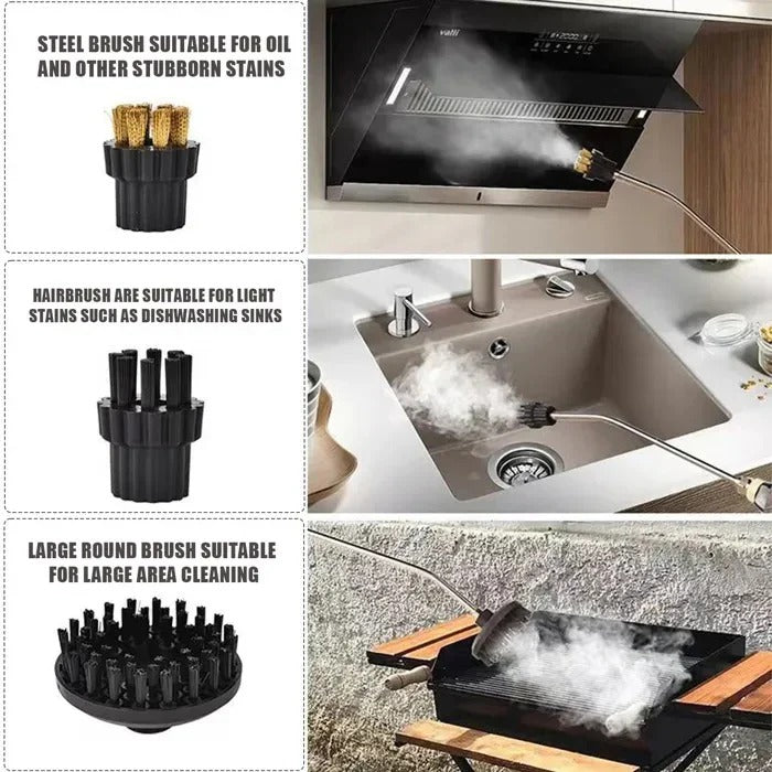 Premium Steam Cleaning Device with Multiple Nozzles & Heat-Resistant Gloves – Powerful, Versatile & Safe for All Surfaces