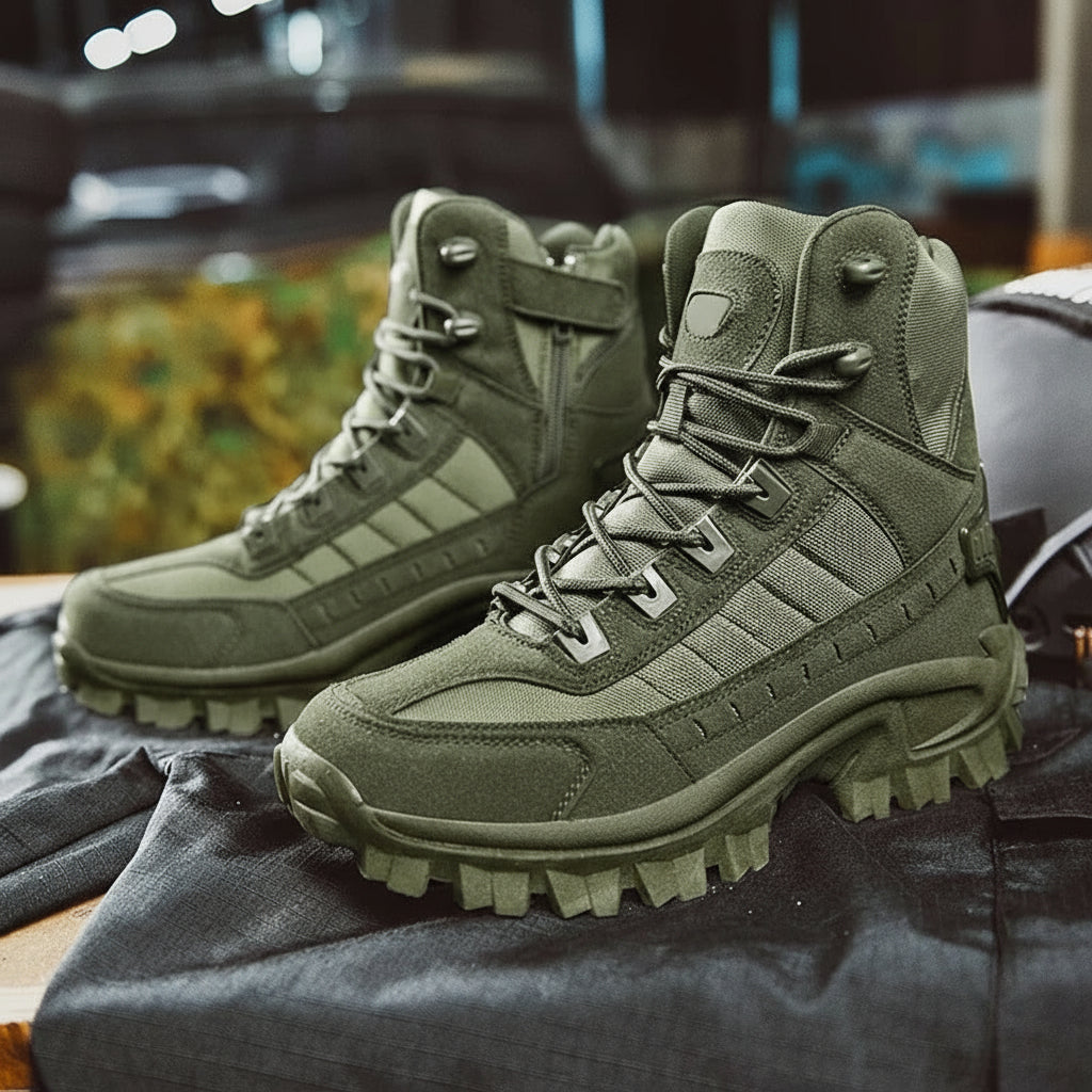 Men's Lace-Up Winter Boots - Insulated, Waterproof, and Stylish Footwear for Cold Weather