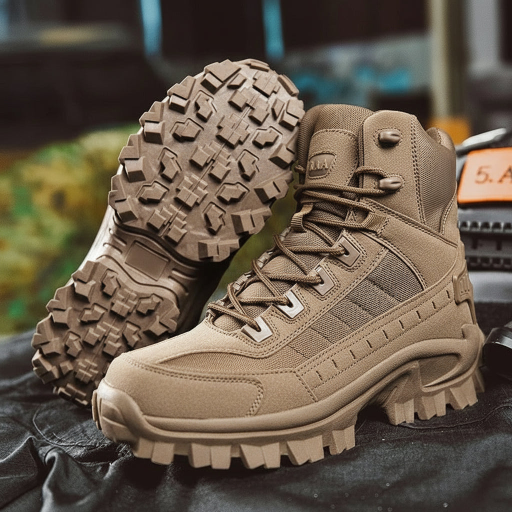 Men's Lace-Up Winter Boots - Insulated, Waterproof, and Stylish Footwear for Cold Weather