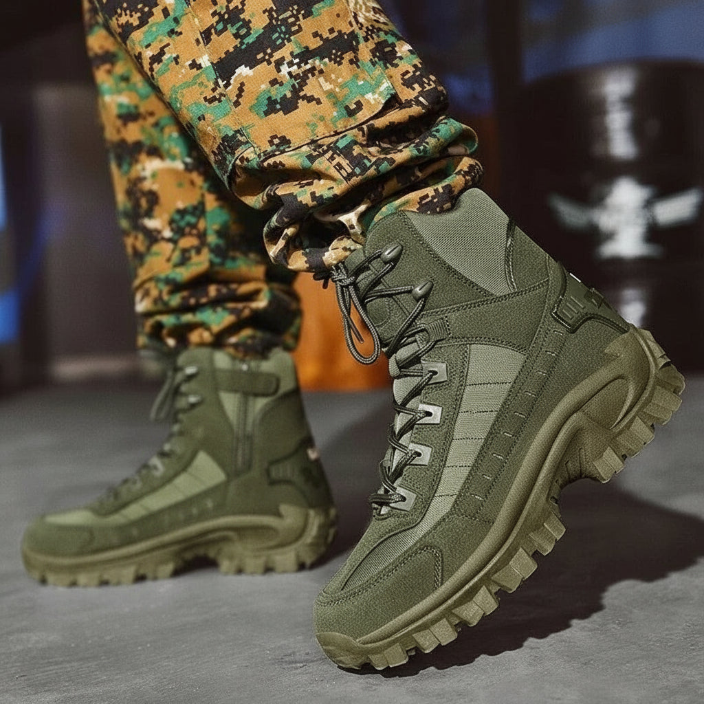 Men's Lace-Up Winter Boots - Insulated, Waterproof, and Stylish Footwear for Cold Weather