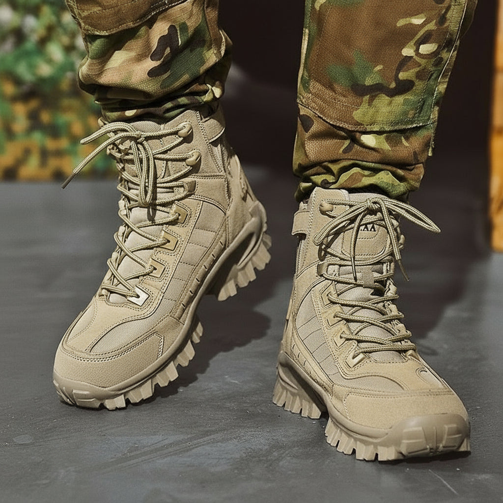 Men's Lace-Up Winter Boots - Insulated, Waterproof, and Stylish Footwear for Cold Weather
