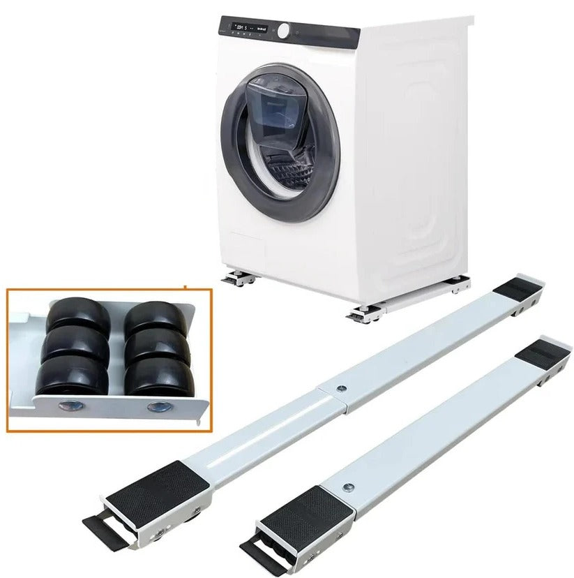 Adjustable Appliance Roller Platform with Heavy-Duty Wheeled Base for Easy Mobility