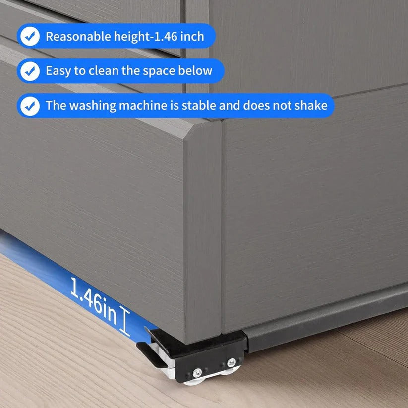 Adjustable Appliance Roller Platform with Heavy-Duty Wheeled Base for Easy Mobility