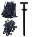 50-Pack Nylon Zip Ties - Durable Cable Management & Cord Organization Set for Home & Office