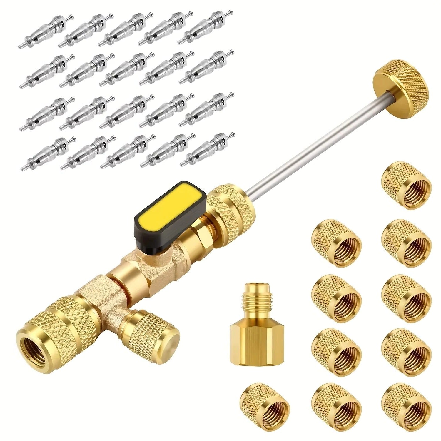Dual Size HVAC Valve Tool - Core Installer & Extractor for Efficient HVAC Maintenance