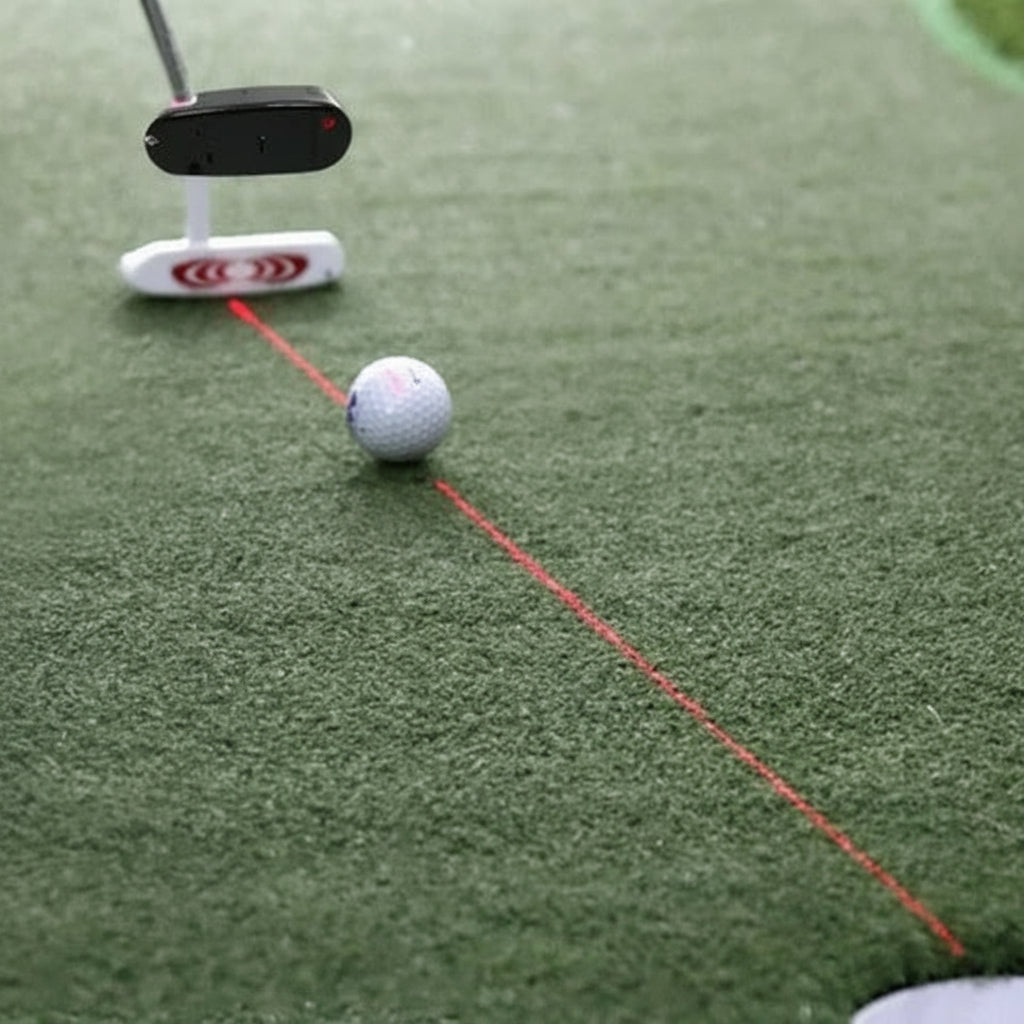 Shaft-Mounted Laser Putting Guide for Precision Golf Practice - Improve Your Putting Skills