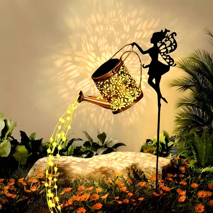 Solar Powered LED Light with Durable Metal Frame - Eco-Friendly Outdoor Lighting Solution