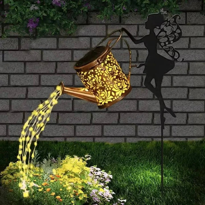 Solar Powered LED Light with Durable Metal Frame - Eco-Friendly Outdoor Lighting Solution