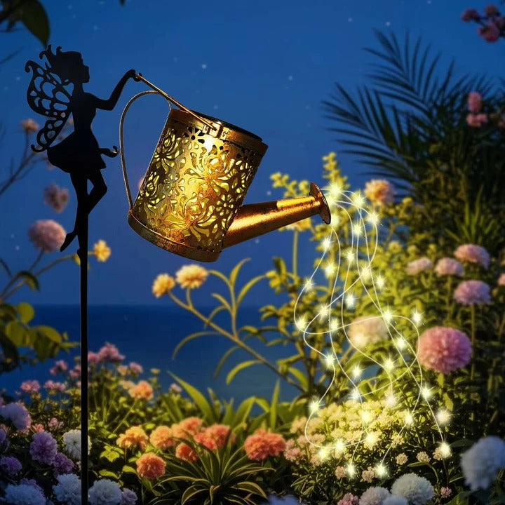 Solar Powered LED Light with Durable Metal Frame - Eco-Friendly Outdoor Lighting Solution