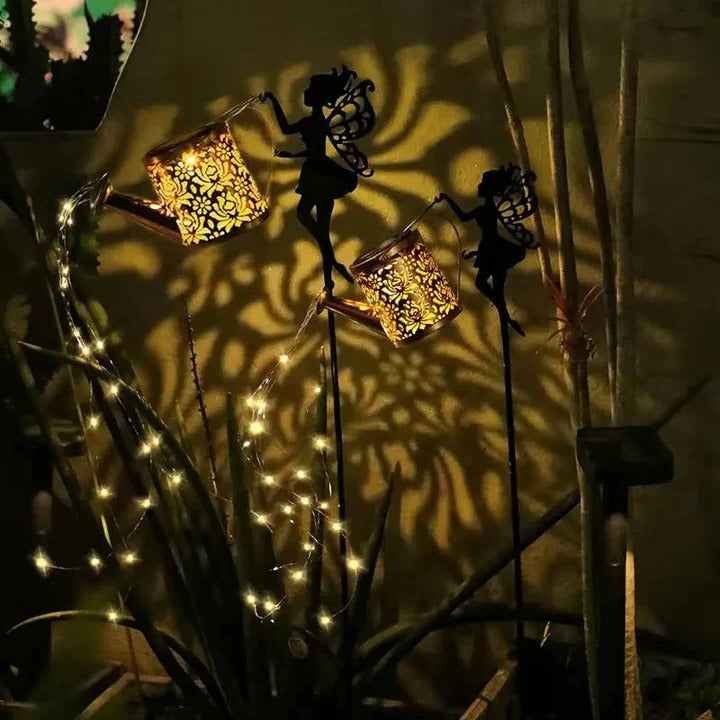 Solar Powered LED Light with Durable Metal Frame - Eco-Friendly Outdoor Lighting Solution