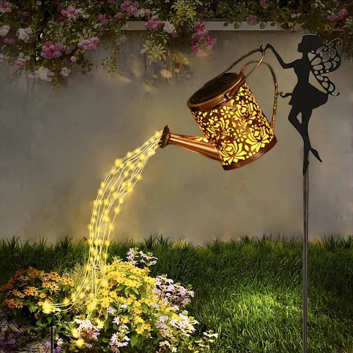 Solar Powered LED Light with Durable Metal Frame - Eco-Friendly Outdoor Lighting Solution