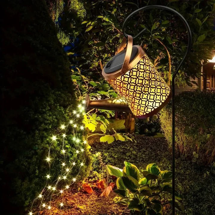 Solar Powered LED Light with Durable Metal Frame - Eco-Friendly Outdoor Lighting Solution