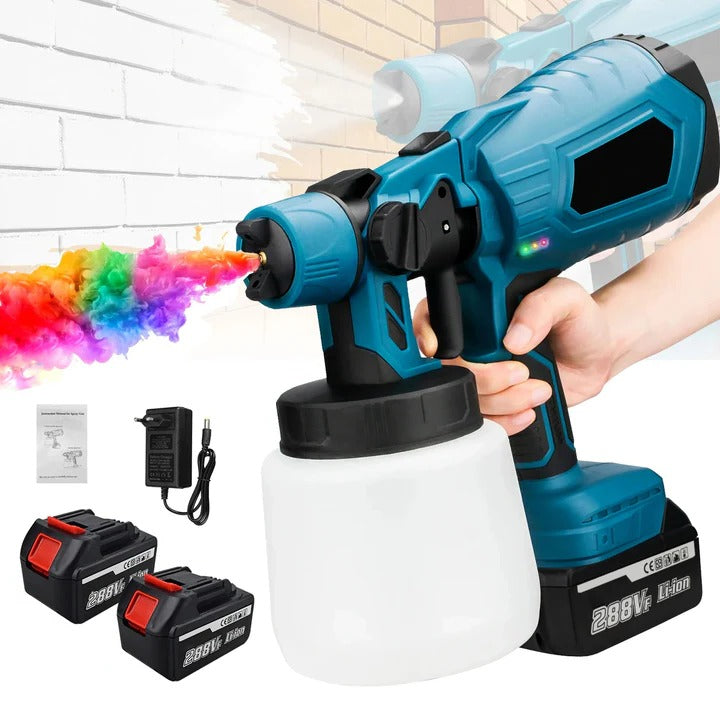 Cordless Handheld Paint Sprayer with Adjustable Spray Settings - Perfect for DIY Projects & Home Improvement