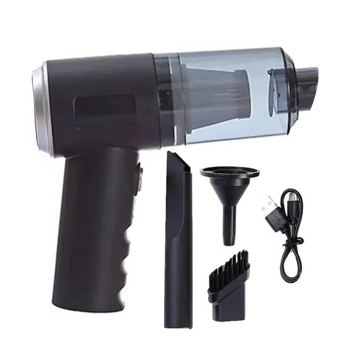 Portable Cordless Handheld Car Vacuum Cleaner with USB Charging - Powerful Suction, Lightweight & Compact Design for Easy Cleaning