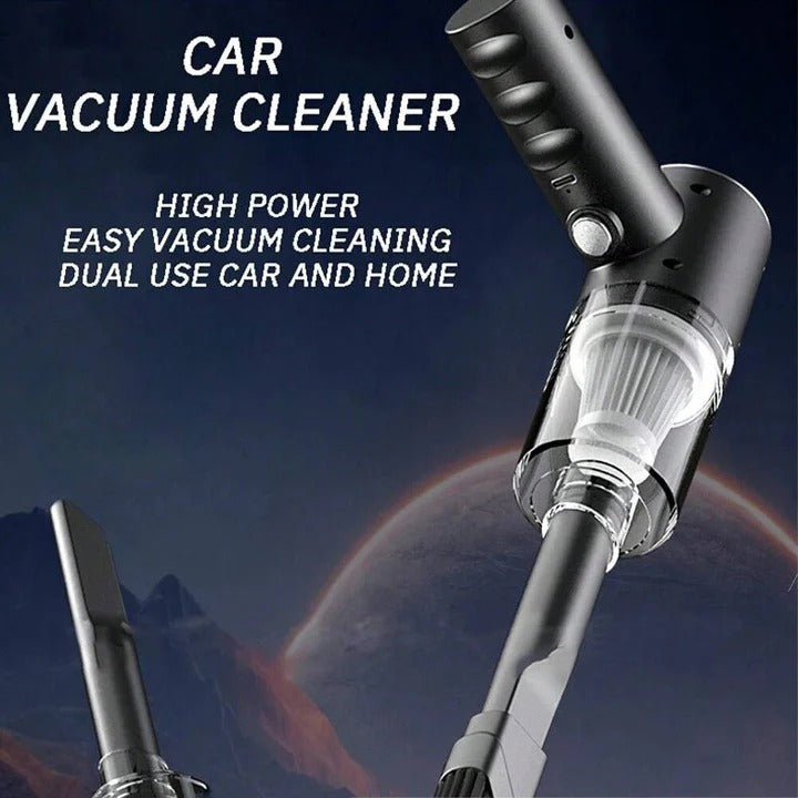Portable Cordless Handheld Car Vacuum Cleaner with USB Charging - Powerful Suction, Lightweight & Compact Design for Easy Cleaning