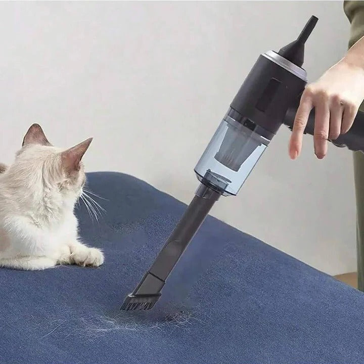 Portable Cordless Handheld Car Vacuum Cleaner with USB Charging - Powerful Suction, Lightweight & Compact Design for Easy Cleaning