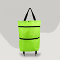 Foldable Rolling Shopping Bag & Utility Tote with Wheels - Versatile, Lightweight, and Durable for Easy Transport