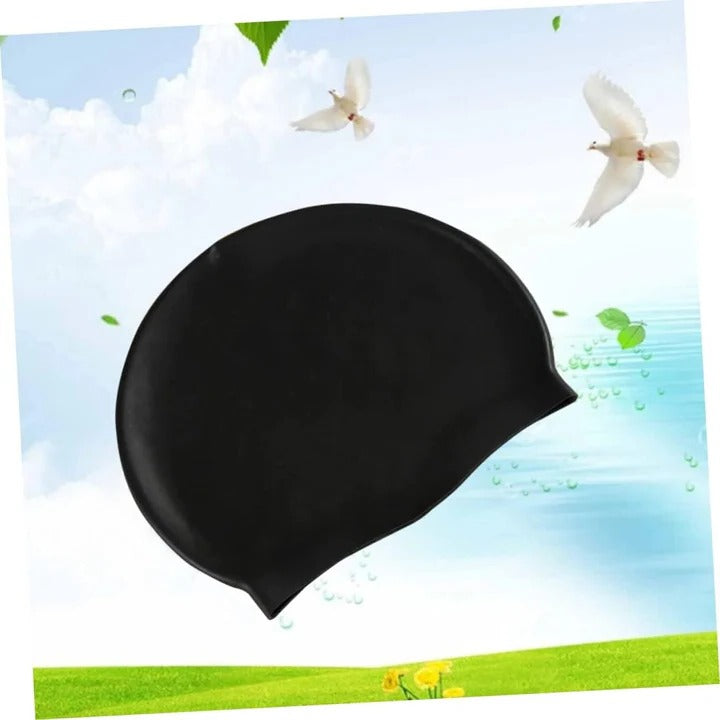 Stylish Stretch Swim Cap with Twist Front Turban Design - Perfect for Swimmers