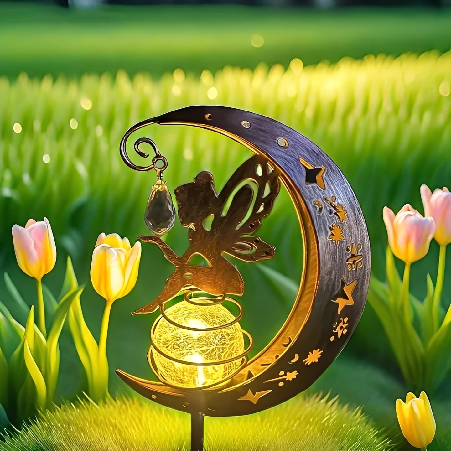 Solar LED Garden Decor Lights - Pathway & Yard Illumination for Outdoor Ambiance