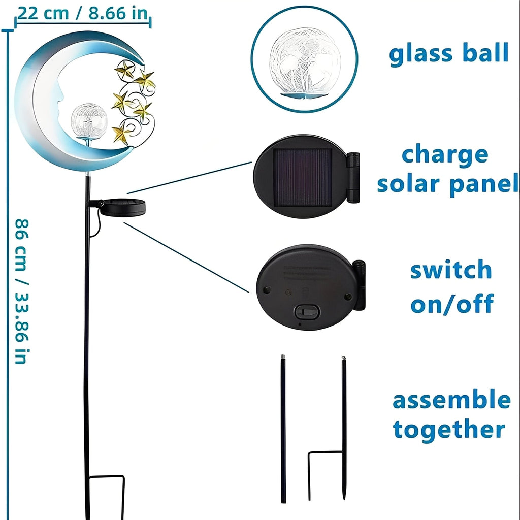 Solar LED Garden Decor Lights - Pathway & Yard Illumination for Outdoor Ambiance
