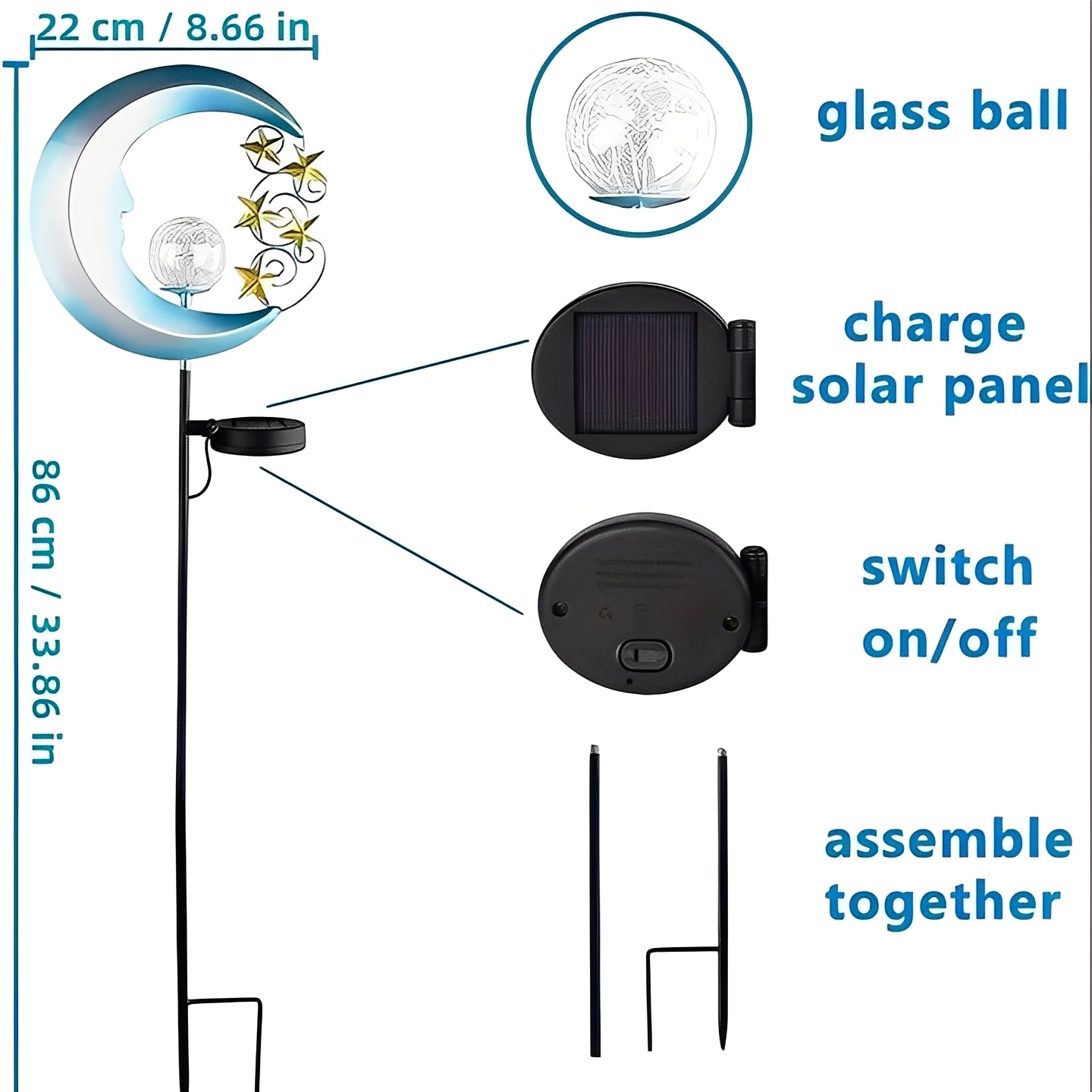 Solar LED Garden Decor Lights - Pathway & Yard Illumination for Outdoor Ambiance