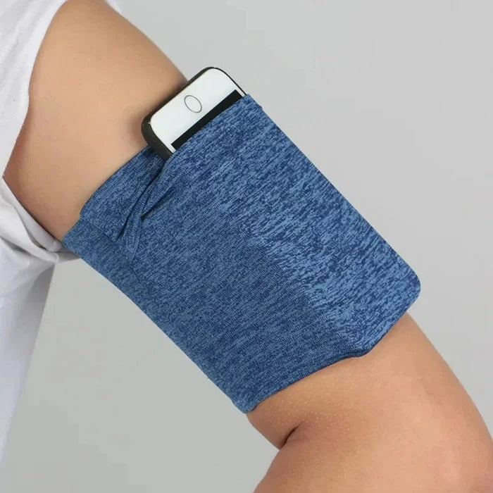 Adjustable Fitness Arm Bag with Phone Pouch - Perfect for Running, Workouts & Outdoor Activities