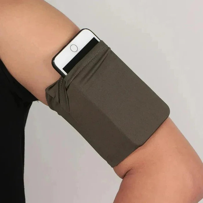Adjustable Fitness Arm Bag with Phone Pouch - Perfect for Running, Workouts & Outdoor Activities