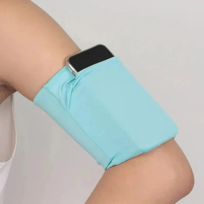 Adjustable Fitness Arm Bag with Phone Pouch - Perfect for Running, Workouts & Outdoor Activities