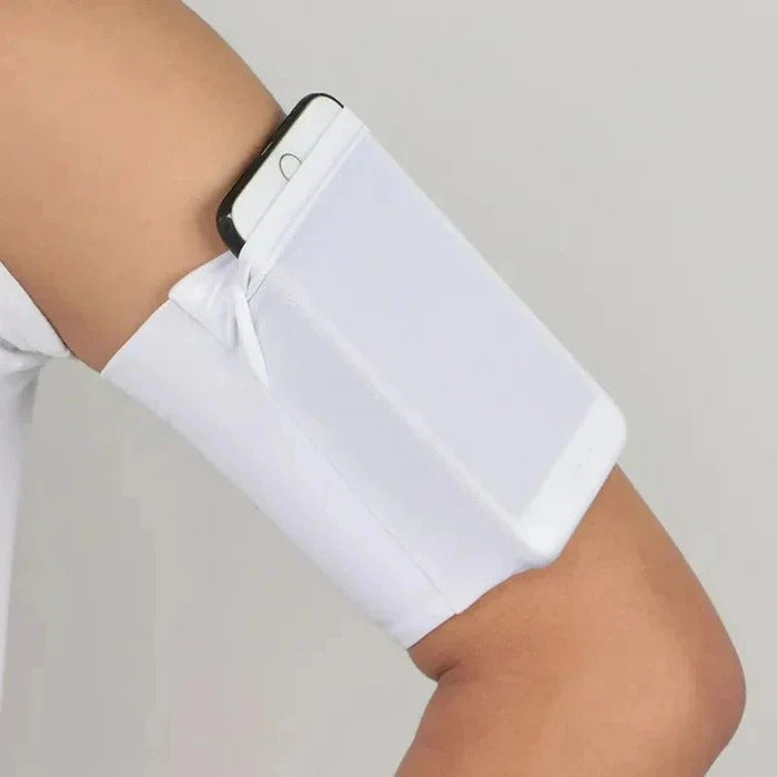 Adjustable Fitness Arm Bag with Phone Pouch - Perfect for Running, Workouts & Outdoor Activities