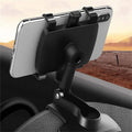 Adjustable Car Phone Holder with 360° Rotation & Versatile Multi-Position Mounting - Universal Fit for All Smartphones