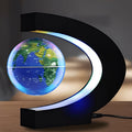 Levitating Globe with LED Light - Magnetic Floating Desk Decoration for Home & Office