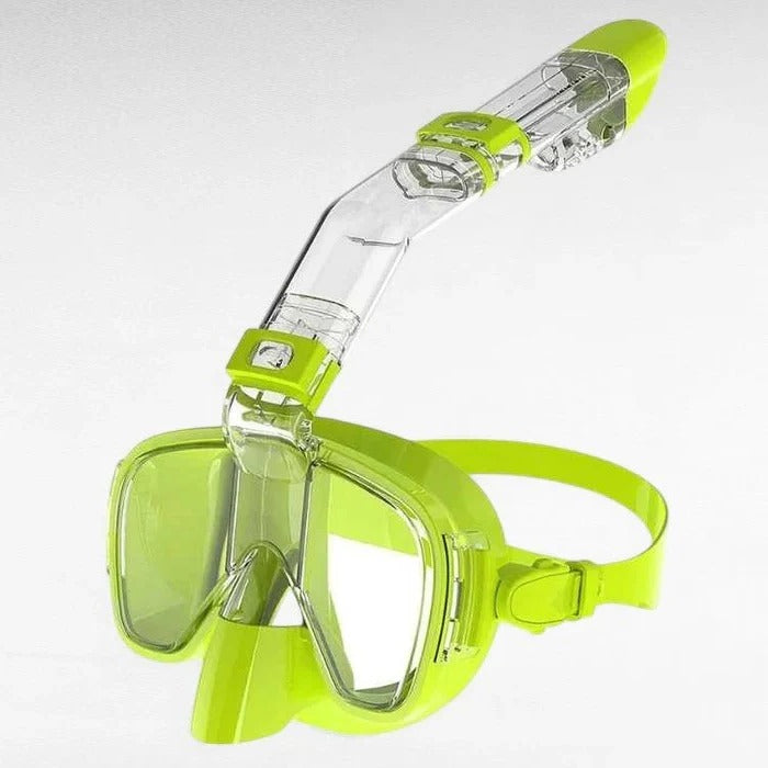 Premium Snorkeling Mask with Dry Top Tube & Adjustable Strap for Ultimate Comfort and Clear Vision