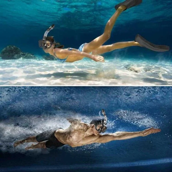 Premium Snorkeling Mask with Dry Top Tube & Adjustable Strap for Ultimate Comfort and Clear Vision