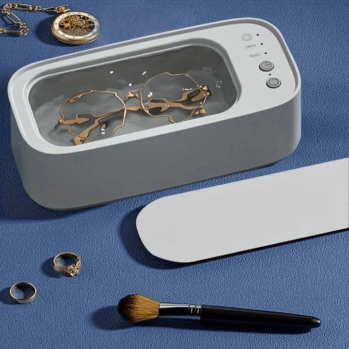 Professional Electric Ultrasonic Cleaner for Jewelry, Glasses, Watches & More - Deep Cleaning Technology