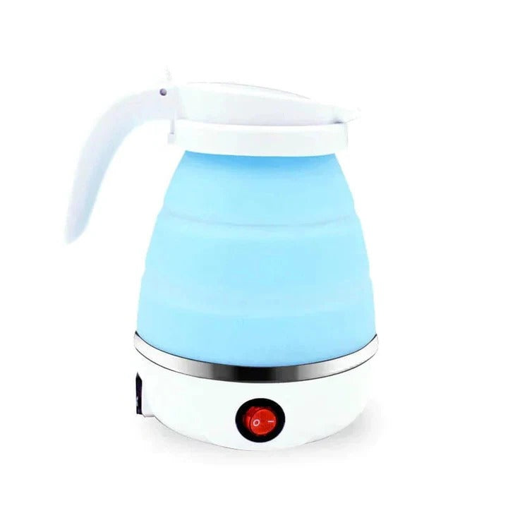 Portable Foldable Electric Kettle - Compact Design with Plug-In Convenience
