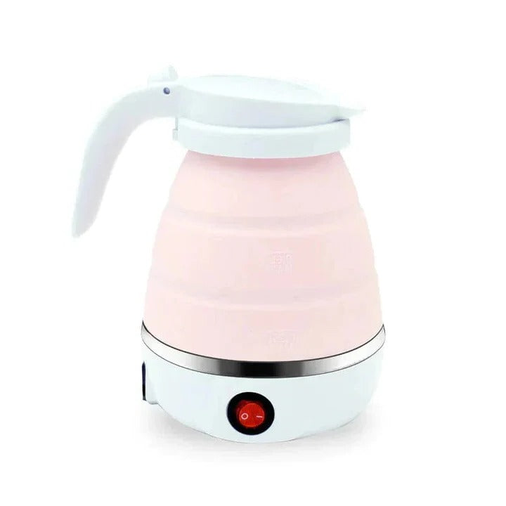 Portable Foldable Electric Kettle - Compact Design with Plug-In Convenience