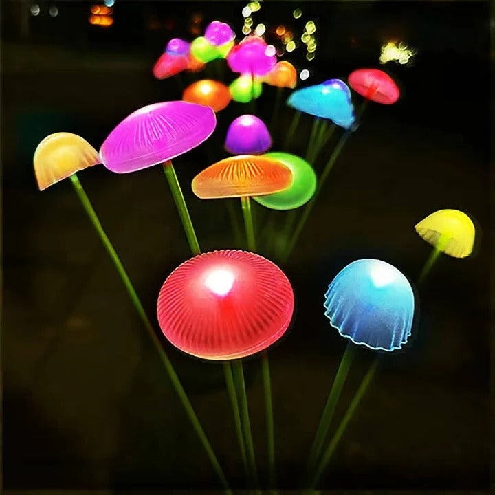 Color Changing Jellyfish Solar Garden Light - Unique Outdoor Decor with LED Illumination
