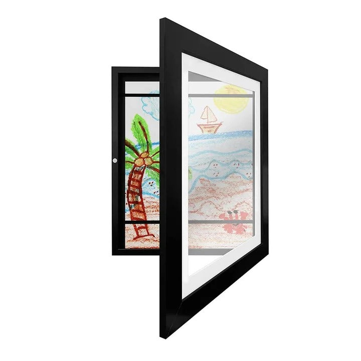 Kids Artwork Storage Frame - Holds Up to 150 Drawings | Creative Display Solution for Children's Art