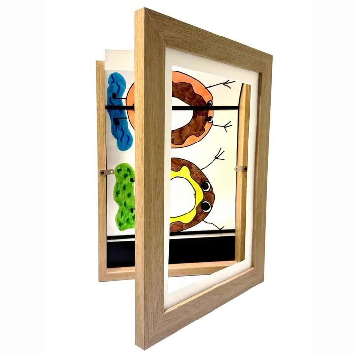 Kids Artwork Storage Frame - Holds Up to 150 Drawings | Creative Display Solution for Children's Art