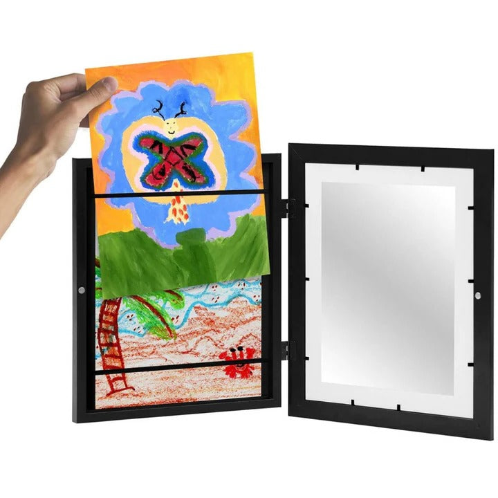 Kids Artwork Storage Frame - Holds Up to 150 Drawings | Creative Display Solution for Children's Art