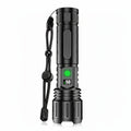 Adjustable Focus LED Flashlight for Outdoor Adventures - Bright, Durable, and Portable